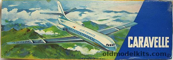 KVZ Plasticart 1/100 SE-210 Caravelle Air France plastic model kit